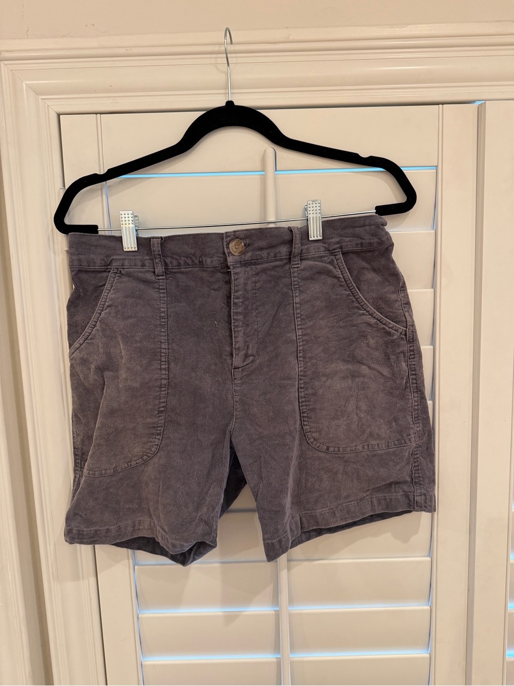 Marine Layer Men's Corduroy Shorts - Gray